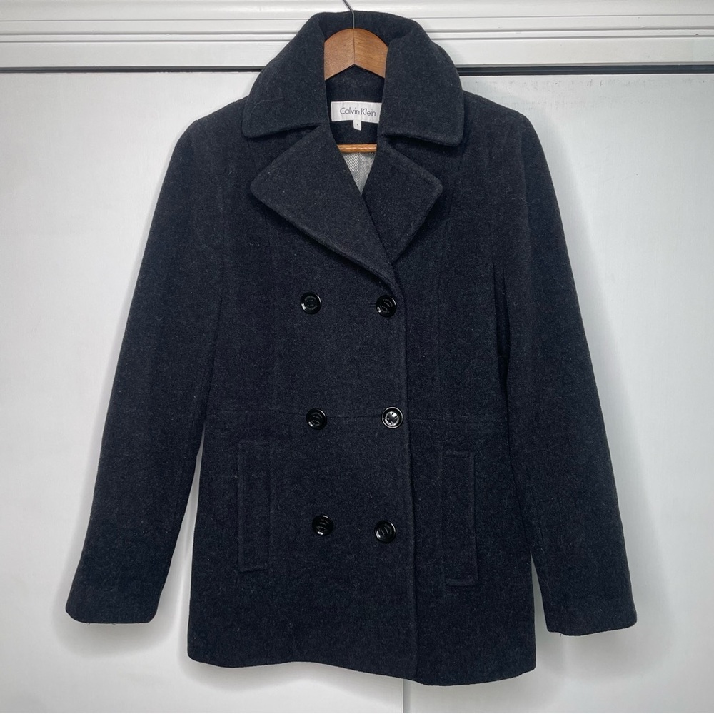 Calvin Klein wool pea coat size 4